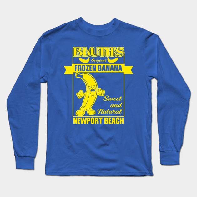 Bluth's Original Frozen Banana Long Sleeve T-Shirt by Yoyo Star